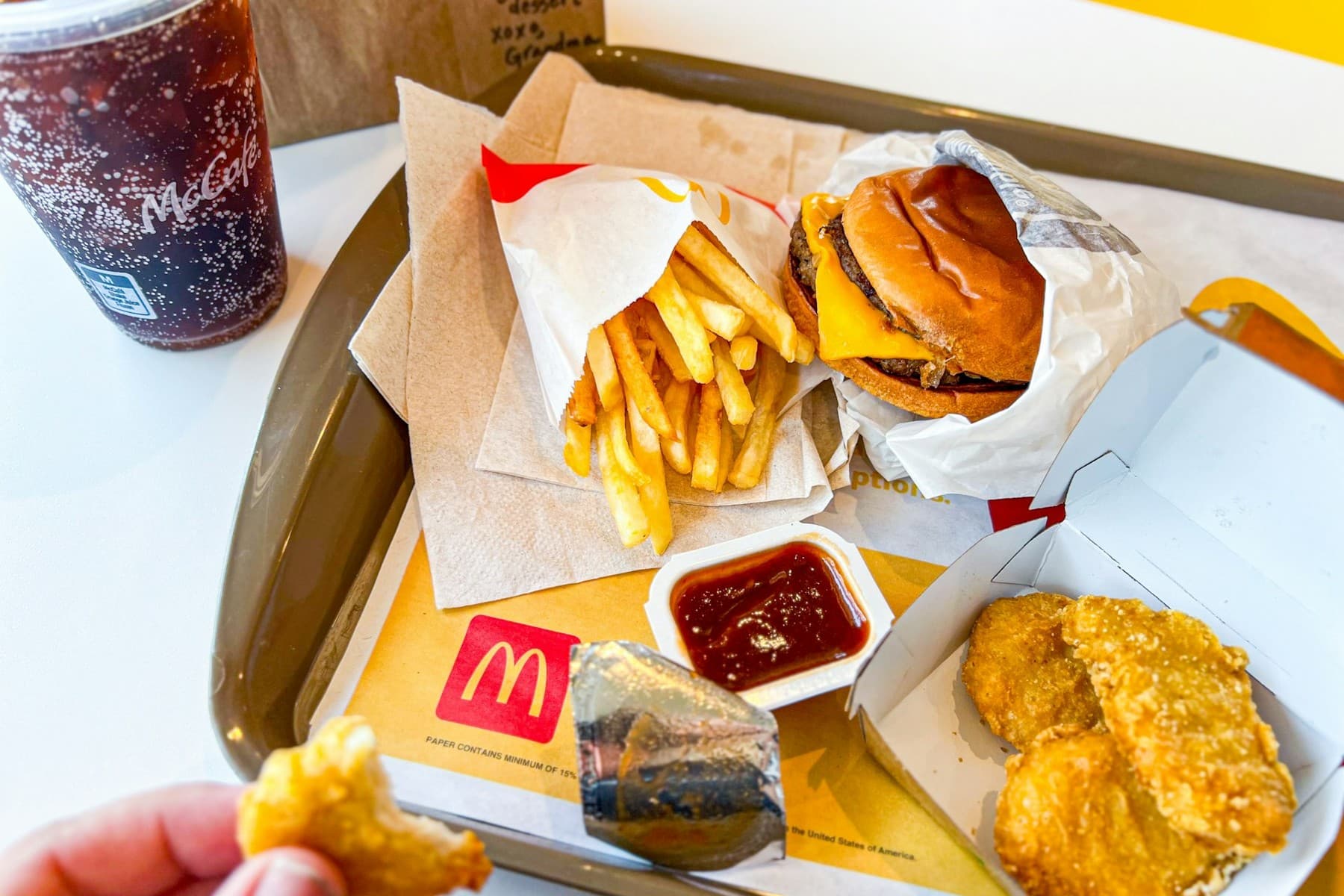 Image from the article by Bloomberg: McDonald’s tests high-protein, smaller menu items for GLP-1 users